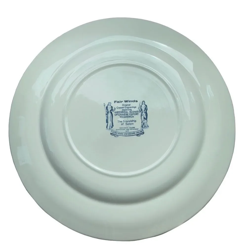 Alfred Meakin 1970’s Friendship of Salem Fair Winds Collectible Plate 10.5” #6